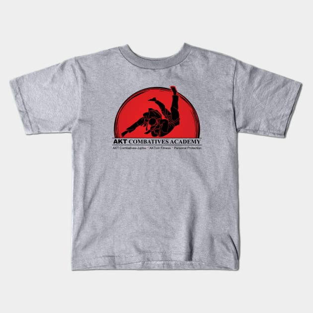 Throwing AKT Combatives Academy Kids T-Shirt by AKTionGear